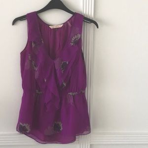 Rebecca Taylor silk floral blouse